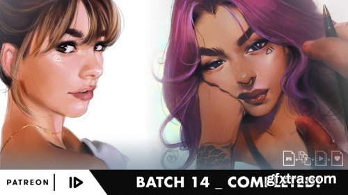 Art Batch 014 + CSP Painting & PS CC Painting Brushes by Eric Anthony J