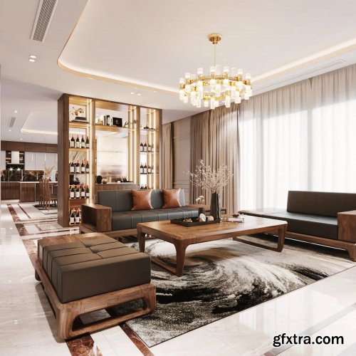 Interior Living room By Nguyen Xuan Hoat