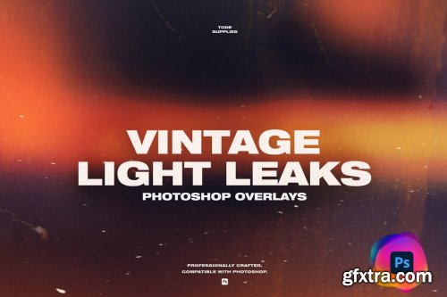 CreativeMarket - 60 Retro Analog Light Leak Overlays 6590356