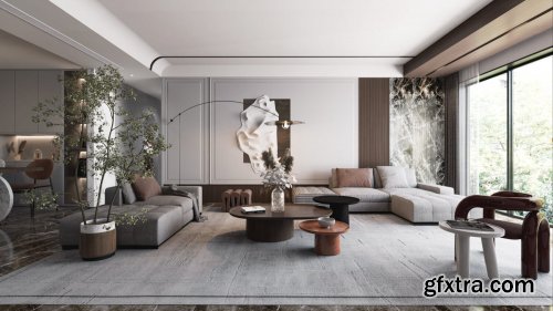 Interior Living room by Phong Tran 