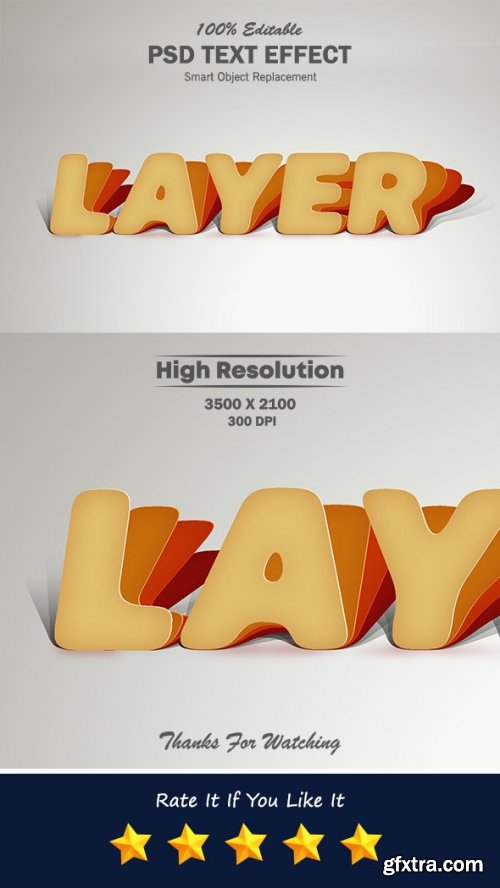 GraphicRiver - Layer Style Editable PSD Text Effect 34805453