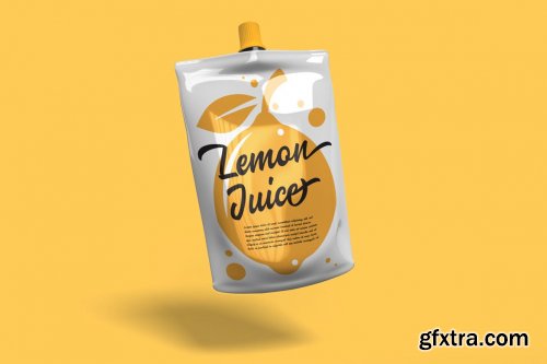 Spout Pouch Packaging Mockup