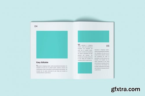 US Letter Magazine Mockup