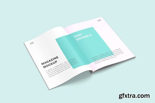 US Letter Magazine Mockup