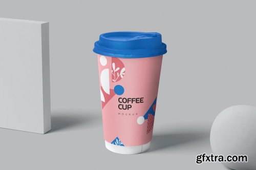 16 oz Paper Coffee Cup Mockups