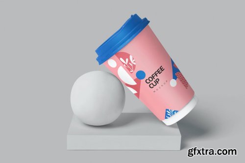 16 oz Paper Coffee Cup Mockups