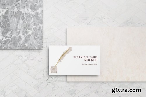 Business Card and Sticker Mockups