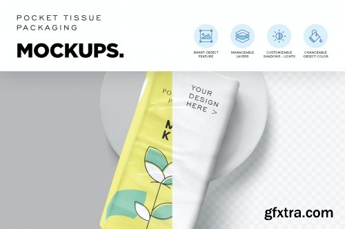 Pocket Tissue Packet Mockups