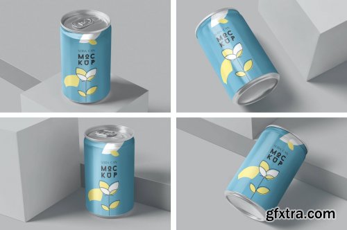 Soda Can Mockups