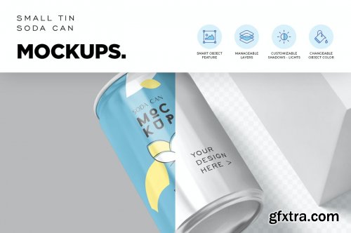 Soda Can Mockups