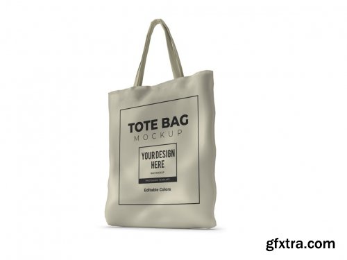 Tote Bag Mockup Template Set