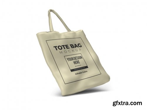 Tote Bag Mockup Template Set