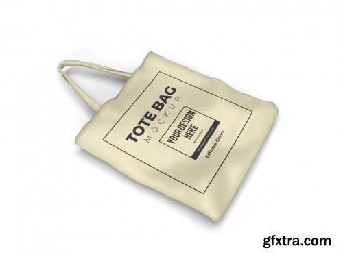 Tote Bag Mockup Template Set