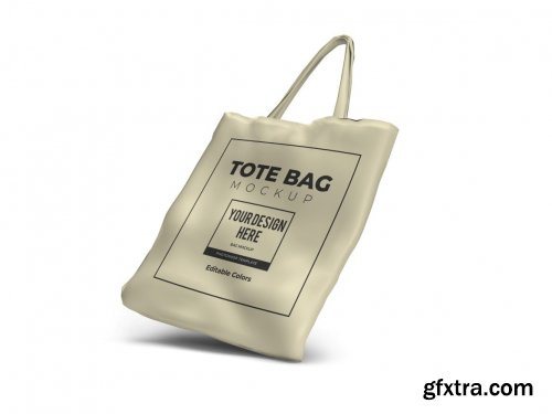 Tote Bag Mockup Template Set