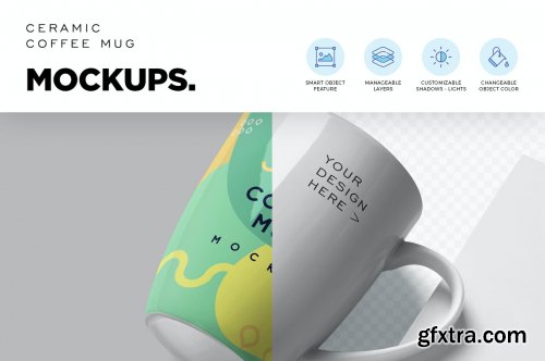 Ceramic Coffee Mug Mockups