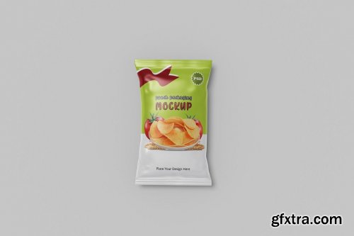 Plastic Snack Package Mockup