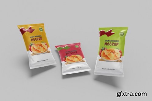 Plastic Snack Package Mockup