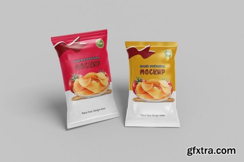 Plastic Snack Package Mockup