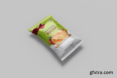 Plastic Snack Package Mockup