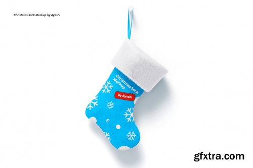 Christmas Sock Mockup