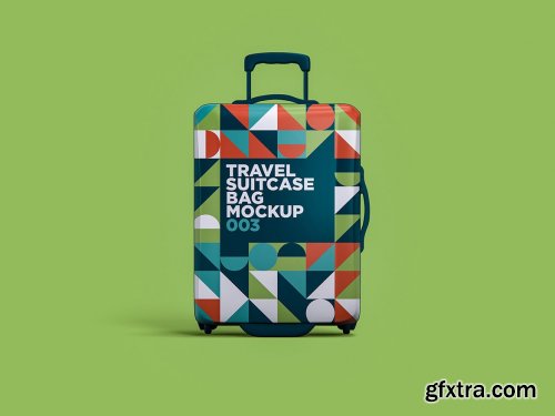 Travel Suitcase Bag Mockup 003