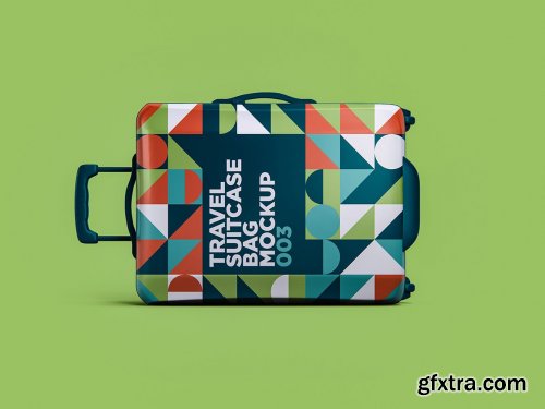 Travel Suitcase Bag Mockup 003