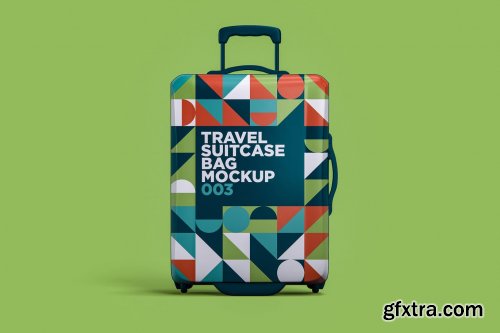 Travel Suitcase Bag Mockup 003