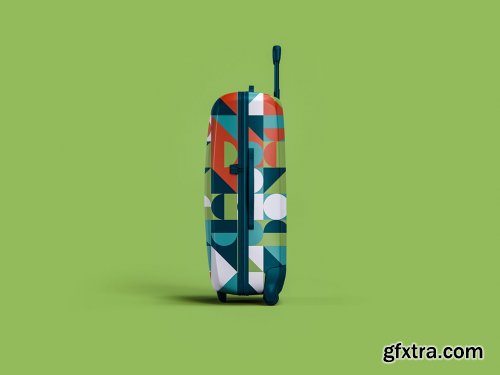 Travel Suitcase Bag Mockup 003