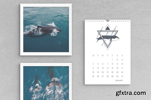 Wall Calendar Mockup