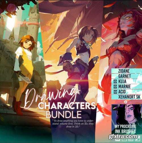 Gumroad – Drawing CHARACTERS BUNDLE