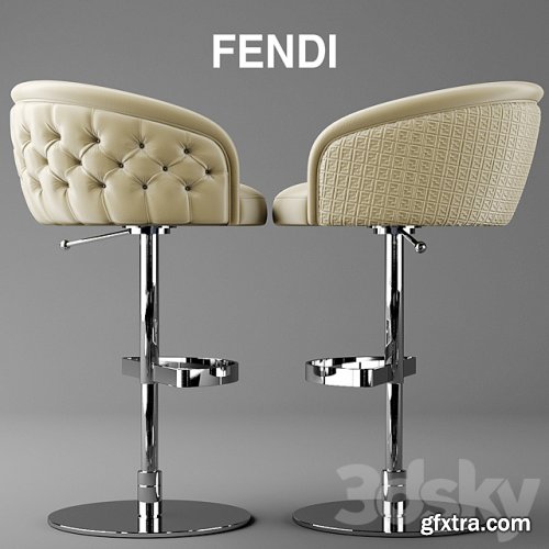 Stools fendi casa bibendum &amp; cristallino