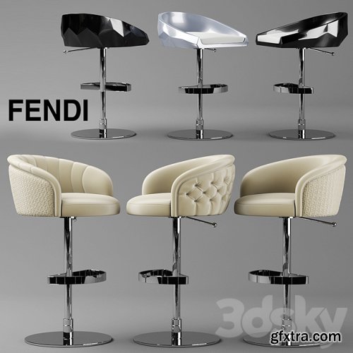 Stools fendi casa bibendum &amp; cristallino