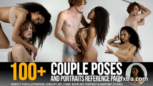 Artstation - Grafit Studio - 100+ Couple Poses & Portraits - Reference Pack