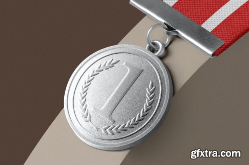 Embossed Medal Logo Mockup