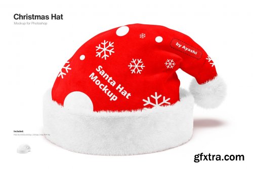 Christmas Santa Hat Mockup