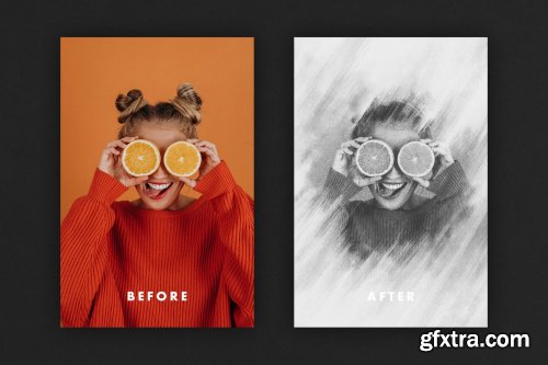 Smudged Pencil Effect for Posters