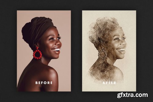 Vintage Sketch Effect for Posters