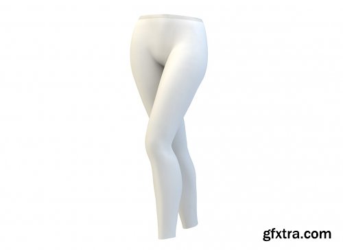 Women's leggings mockup