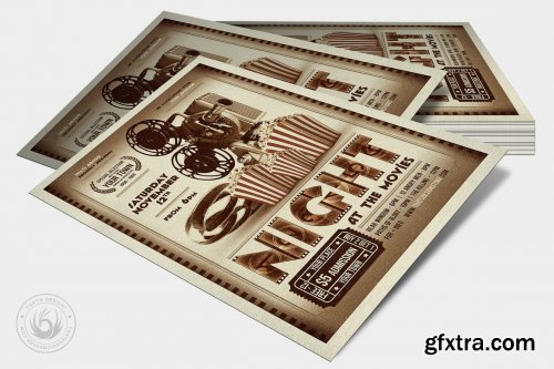 Night at the Movies Flyer Template