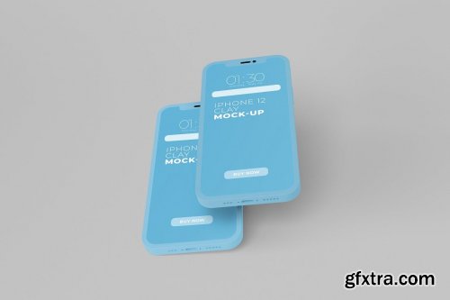 IPhone 12 Clay Mockup