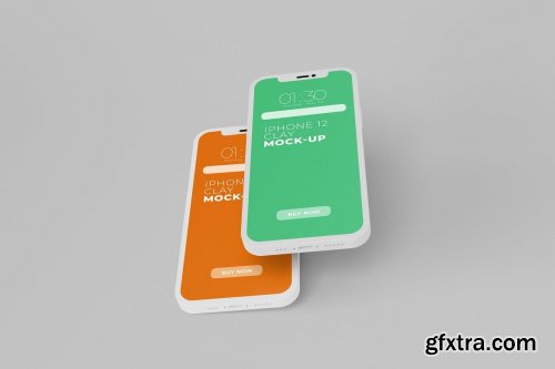 IPhone 12 Clay Mockup