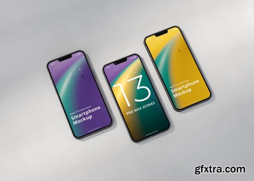 Phone 13 Pro Max Mockup Scenes