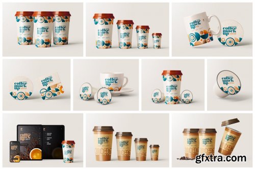 CreativeMarket - Coffee Branding Mockup Bundle 6627422