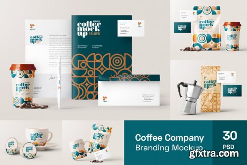 CreativeMarket - Coffee Branding Mockup Bundle 6627422