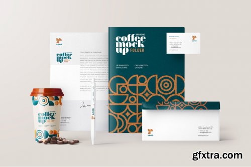 CreativeMarket - Coffee Branding Mockup Bundle 6627422