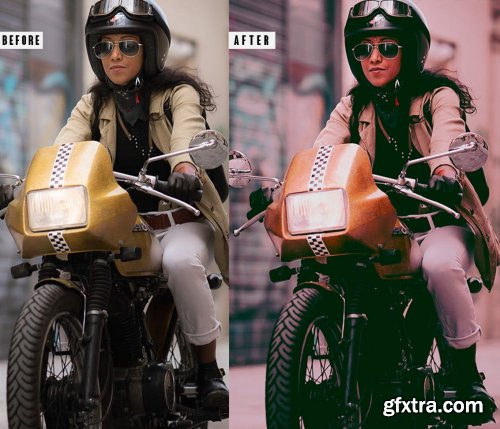 Moto Photoshop Action & Lightrom Presets