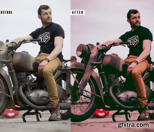 Moto Photoshop Action & Lightrom Presets