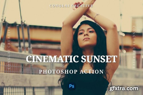 Cinematic Sunset - Photoshop Action