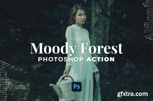 Moody Forest Photoshop Action