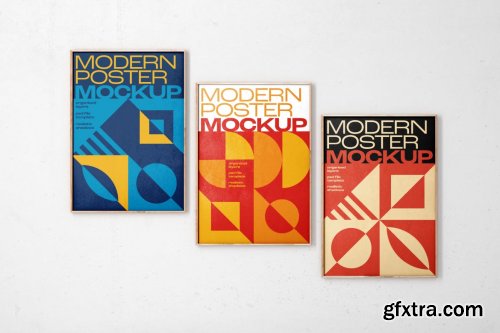 Modern Poster Mockup Set